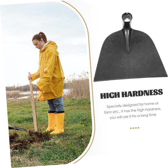 Hoge Hardheid Hoe Cultiveren Schoppen Hulpmiddelen Wieden Tuin Schoffels Vervanging Hand Onkruid Tool Onkruidbestrijdingsmiddel Boerderij Gereedschap Yard Tools Tuin Spade Zilver — afbeelding 4