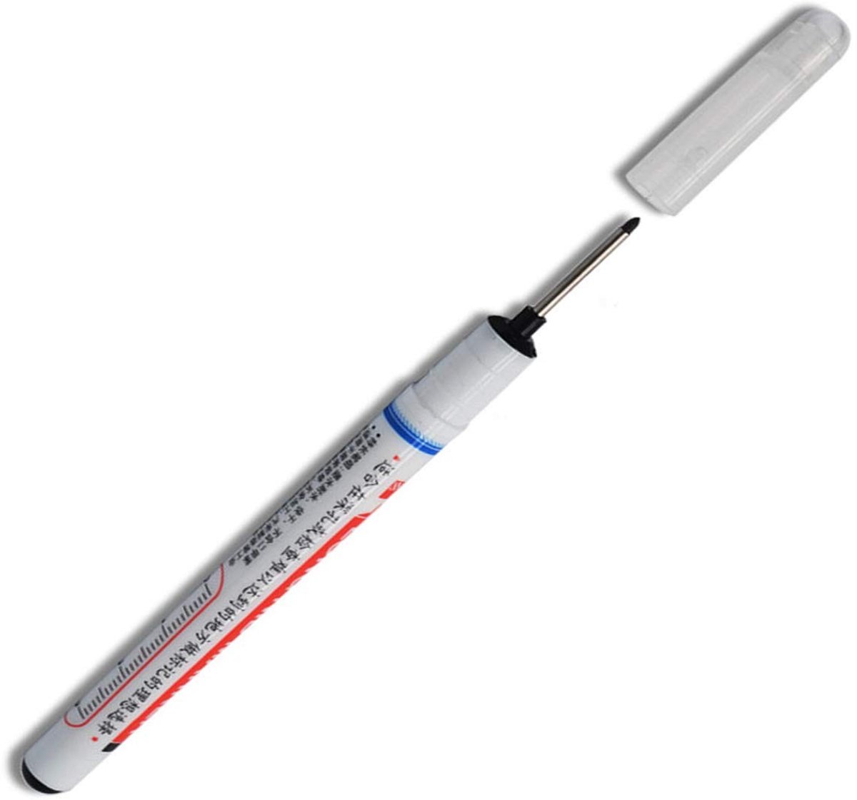 Dailygoods - Dailygoody - Permanente Marker - 0.7-1mm - Extra Lange Tip - Zwart - Waterdicht - Veegbestendig - Geschikt voor Diverse Materialen - 1ST