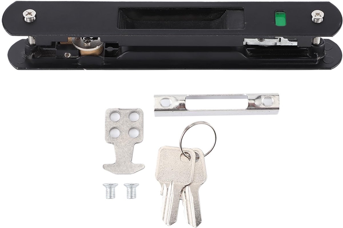 Dailygoods - Innovra - Cosensi - Dailygoody - Schuifdeur Slot - Anti-Diefstal - Duurzaam Materialen - Dubbelzijdig Slot - Geschikt voor Thuis - Veiligheid en Gebruiksgemak