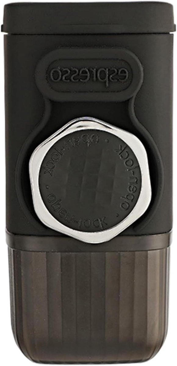 Draagbaar Koffiezetapparaat - Handige Reis koffiemaker - Koffie Zetten Onderweg - Hogedruk Extractie - 100 ml Capaciteit - Zwart