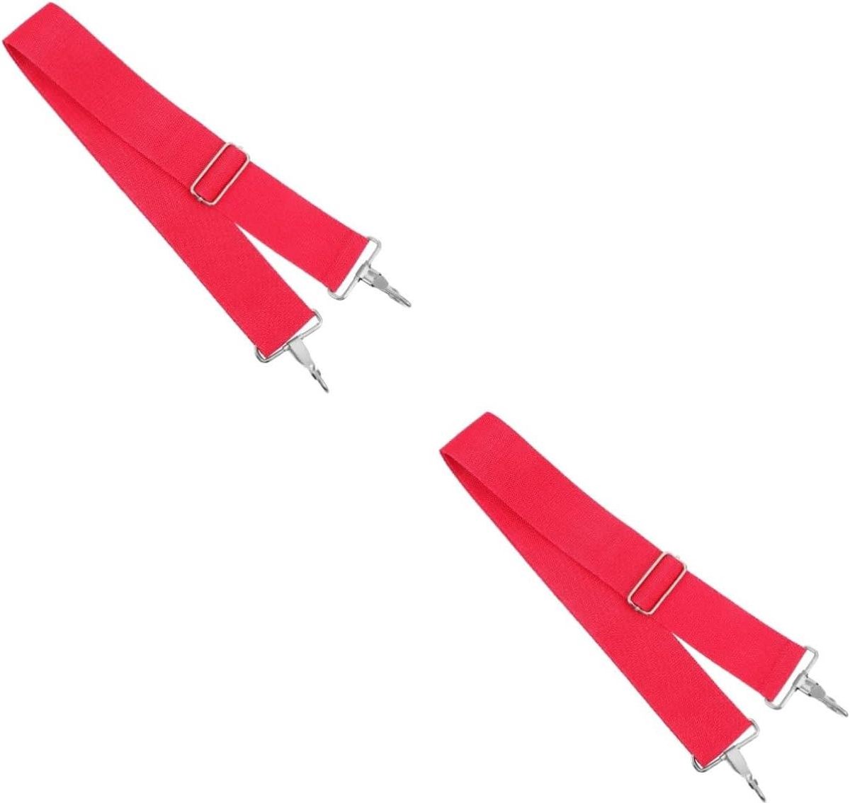 Drum Riem - Instrument Draagband - Muziek Maken - Verstelbare Lengte - 78 cm - Rood