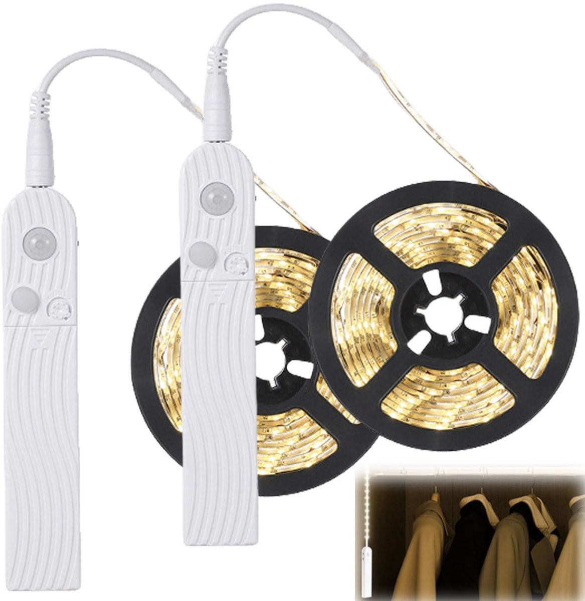 Dailygoods - Cosensi - Dailygoods - Ledstrip met Bewegingsmelder en USB Oplaadbaar Licht voor Kasten