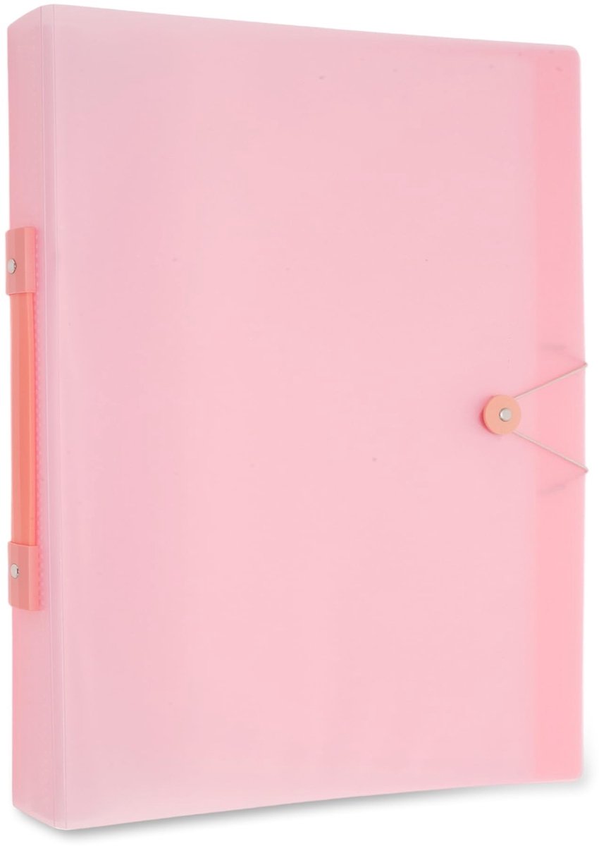Dailygoods - Kunstmap met 60 Pagina's voor Kinderkunstenaars Roze 44 x 30 cm