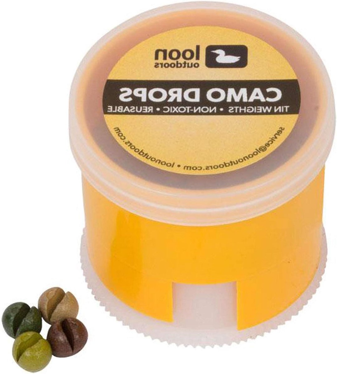 Lood Drops - Split Shot - Vissen - Camo Afwerking - Maat 4 - Groen