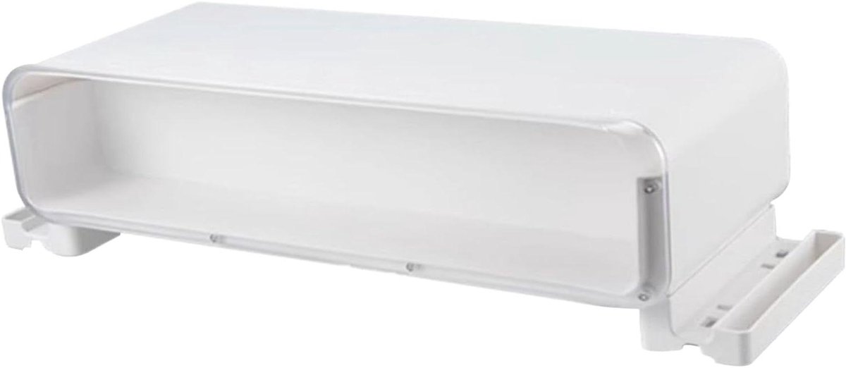 Monitorstandaard - Bureau verhoger - Kantoorcomfort verbeteren - Antislip oppervlak - 51 x 21.3 cm - Wit