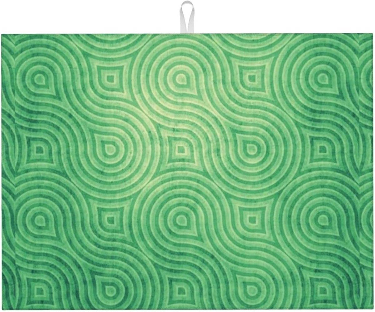 Keuken Droogmat - Afwasmat - Aanrecht Drogen - Zeer Absorberend - 18 x 24 inch - Wit