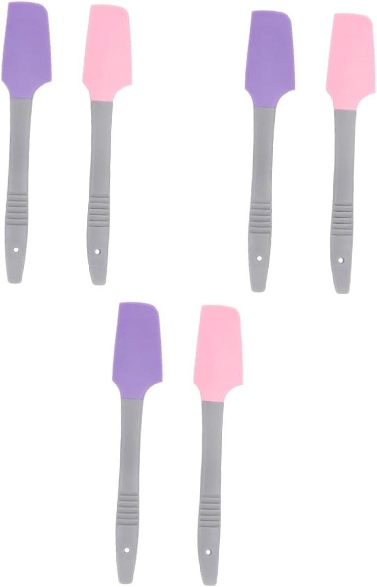 Siliconen Wax Spatels - Herbruikbare Applicators - Ontharen Thuis - Non-stick Materiaal - 6 Stuks - Assorti