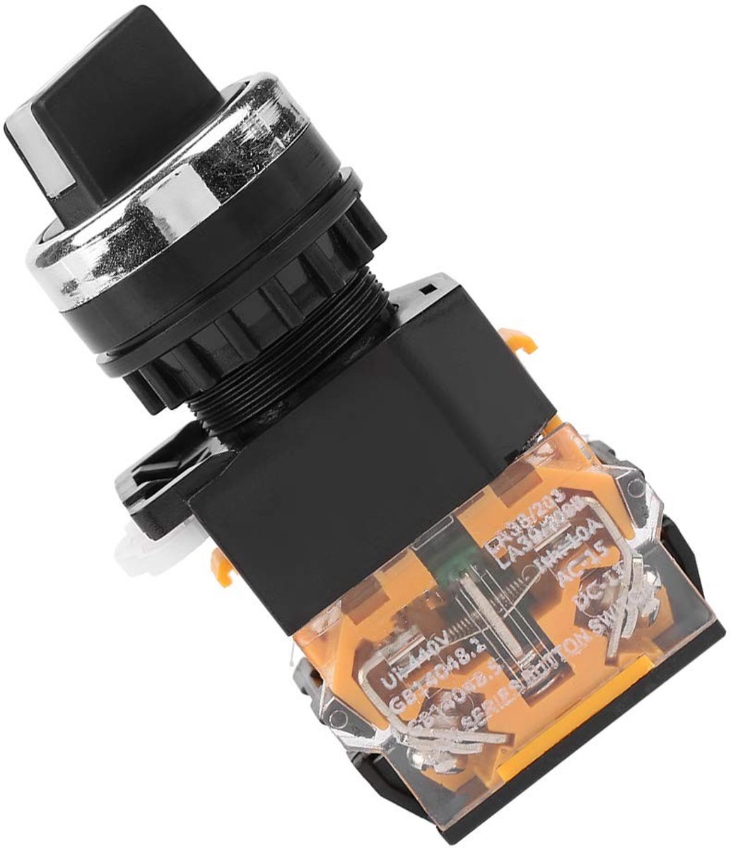 Dailygoods - Innovra - 3-Positionele Draaischakelaar voor Elektromagnetische Toepassingen