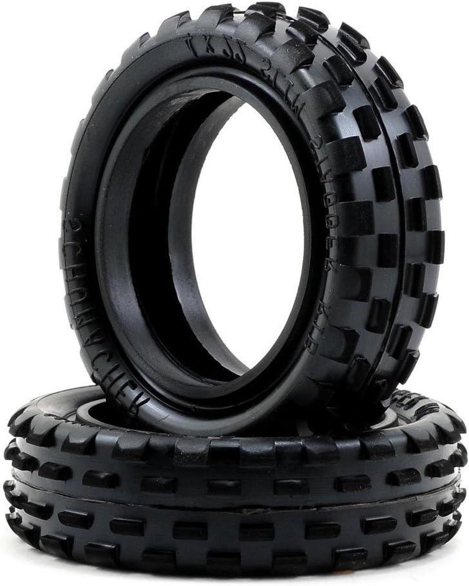 Rubberen Banden - Stootkussens - Werkplaats Bescherming - Slank Ontwerp - 25 Inch Velg - Geel