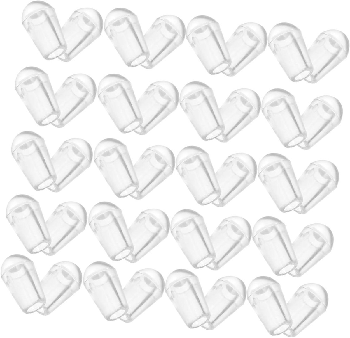 Vaatwasser Beschermers - Rek Reparatie - Huishoudelijk Gebruik - Flexibel PVC Materiaal - 200 Stuks - Transparant