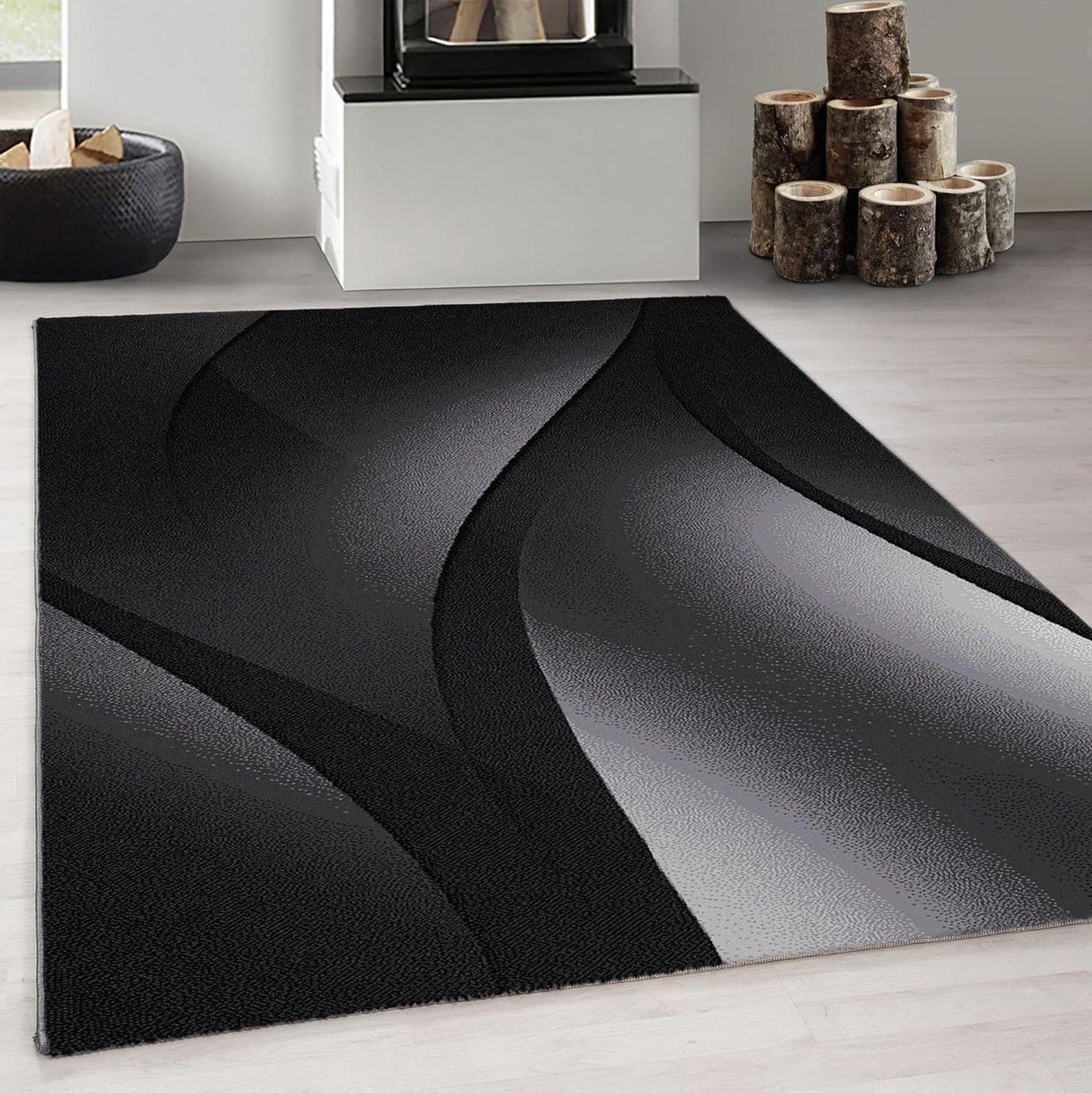 Laagpolig vloerkleed - Abstract tapijt - Woonkamer inrichten - Geschikt voor vloerverwarmi