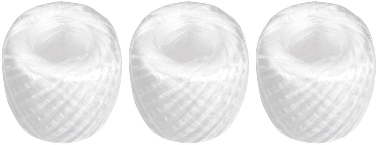Innovra - Dailygoods - Polyester Nylon Touw 150m voor DIY Projecten Wit