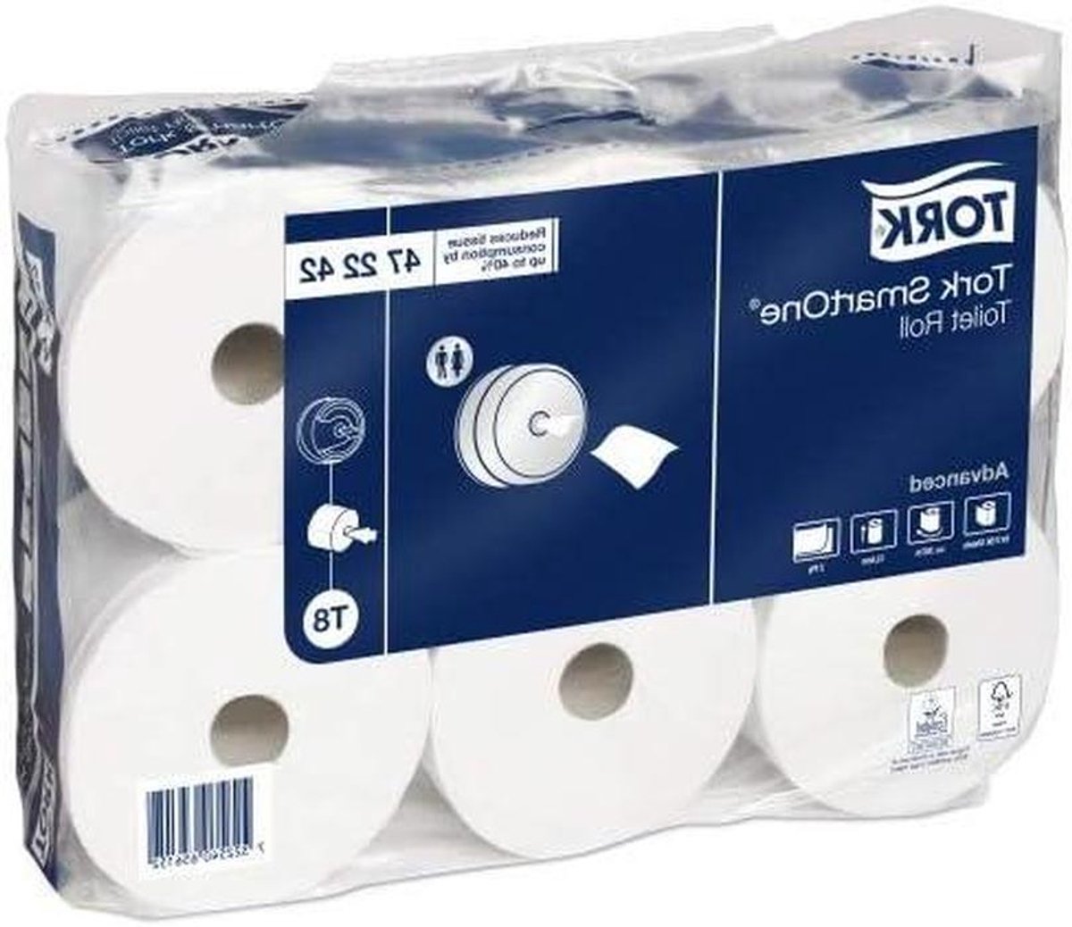 Toiletpapier Rollen - Zacht Papier - Hygiënisch Gebruik - Blad Na Blad - 64 Stuks - Wit