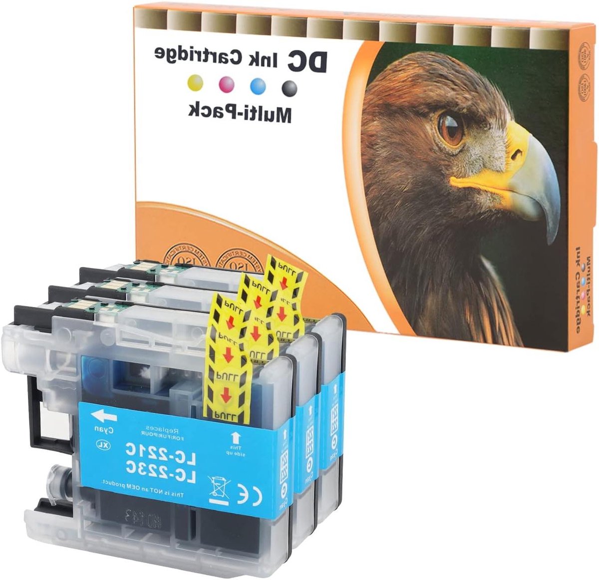 Inkt Cartridges - Printer Inkt - Thuisprinten Organiseren - Hoge Capaciteit - 3 Stuks - Cyaan