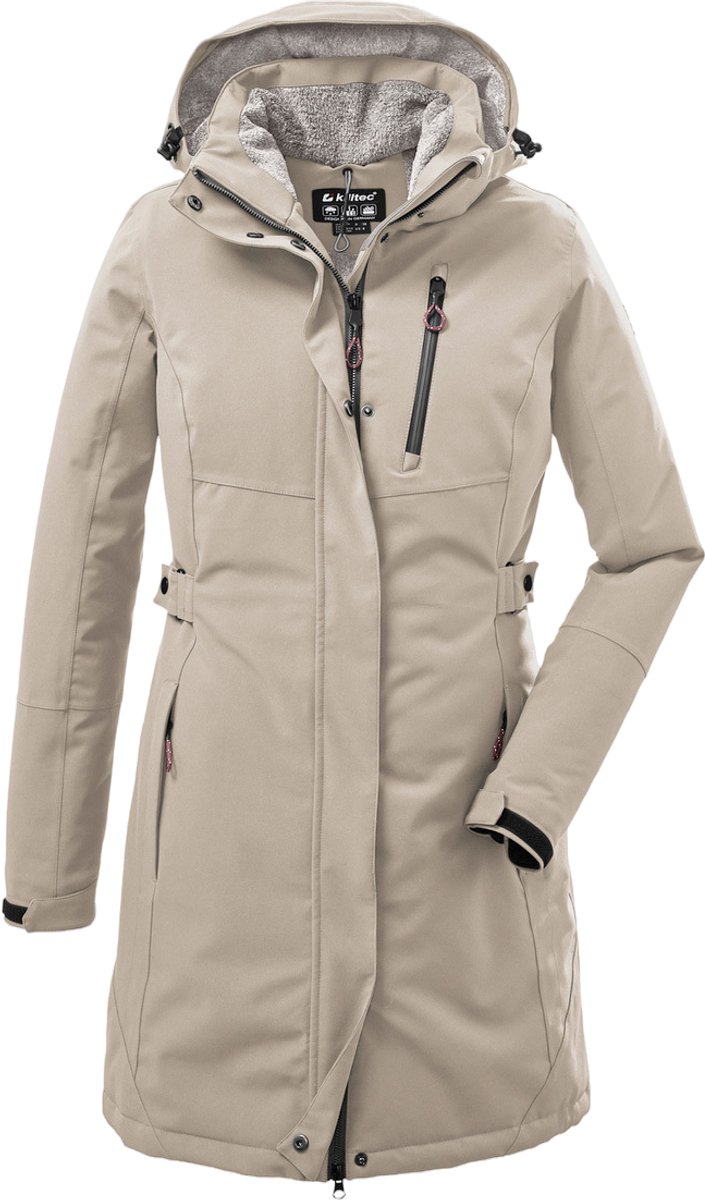 Killtec KOW 165 Parka Dames Parka Light Taupe Roze