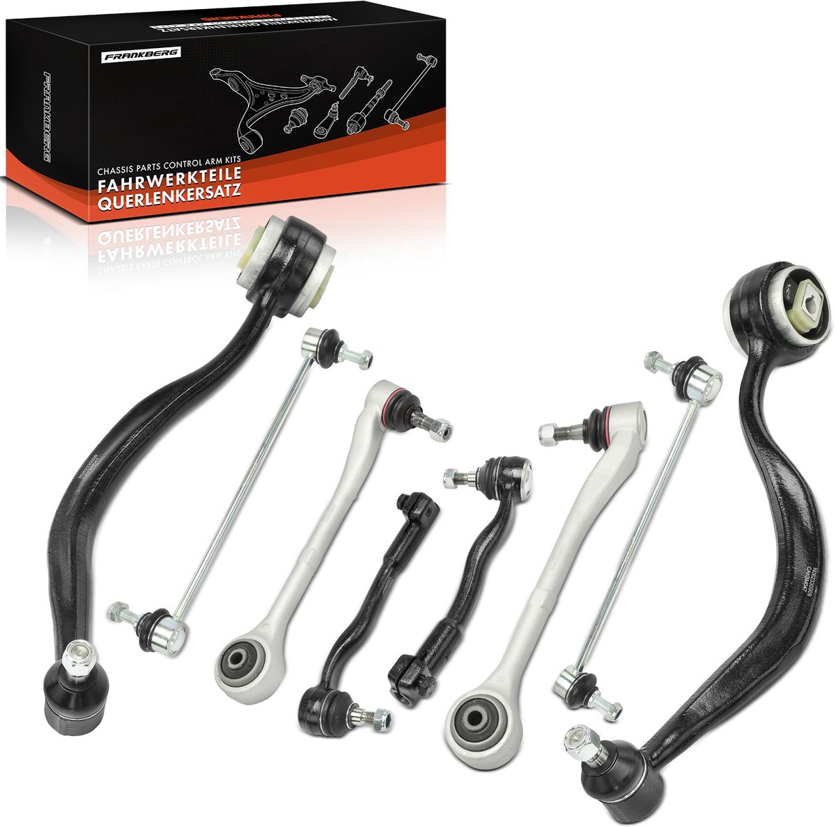 Frankberg 8-delige draagarm set vooras voor BMW 7er E38 1994-2001