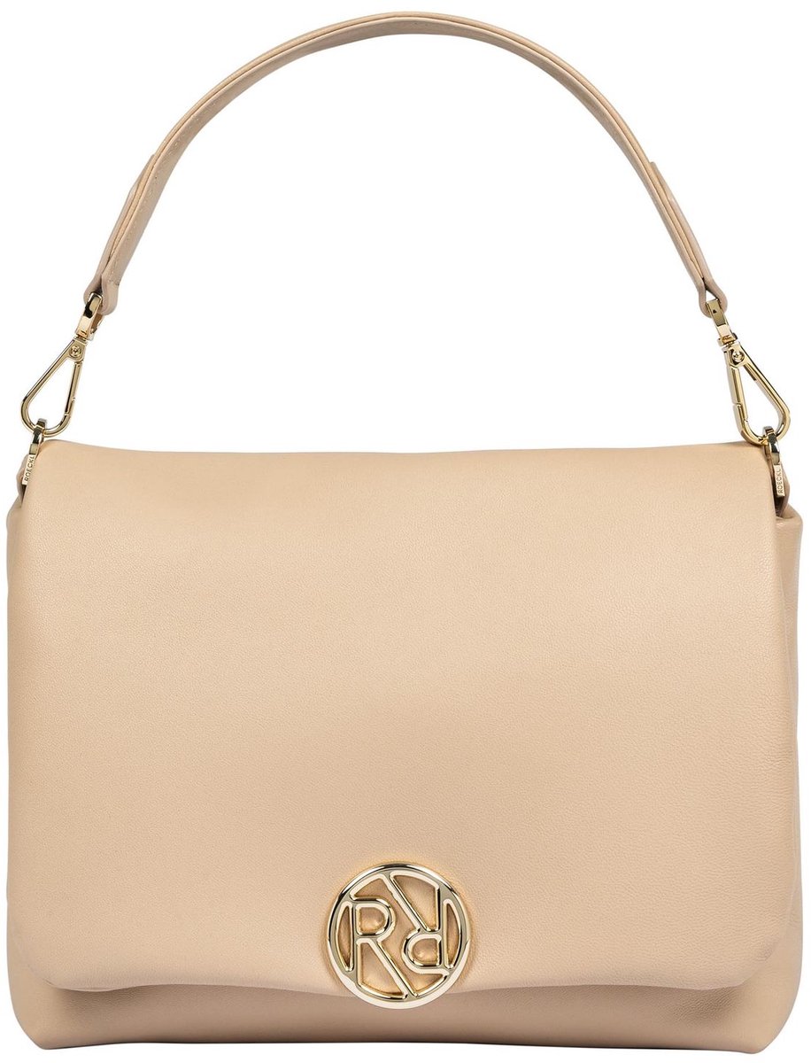 ROECKL Leren schoudertas Soho Crossover Small Creme beige