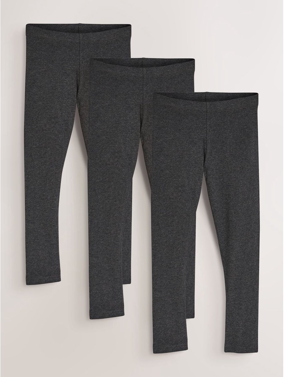 Next - Meisjes - Verpakking van 3 leggings - Grijs