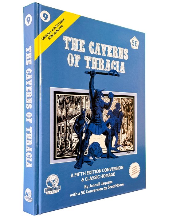 Original Adventures Reincarnated #9: Caverns of Thracia (5E) - cover