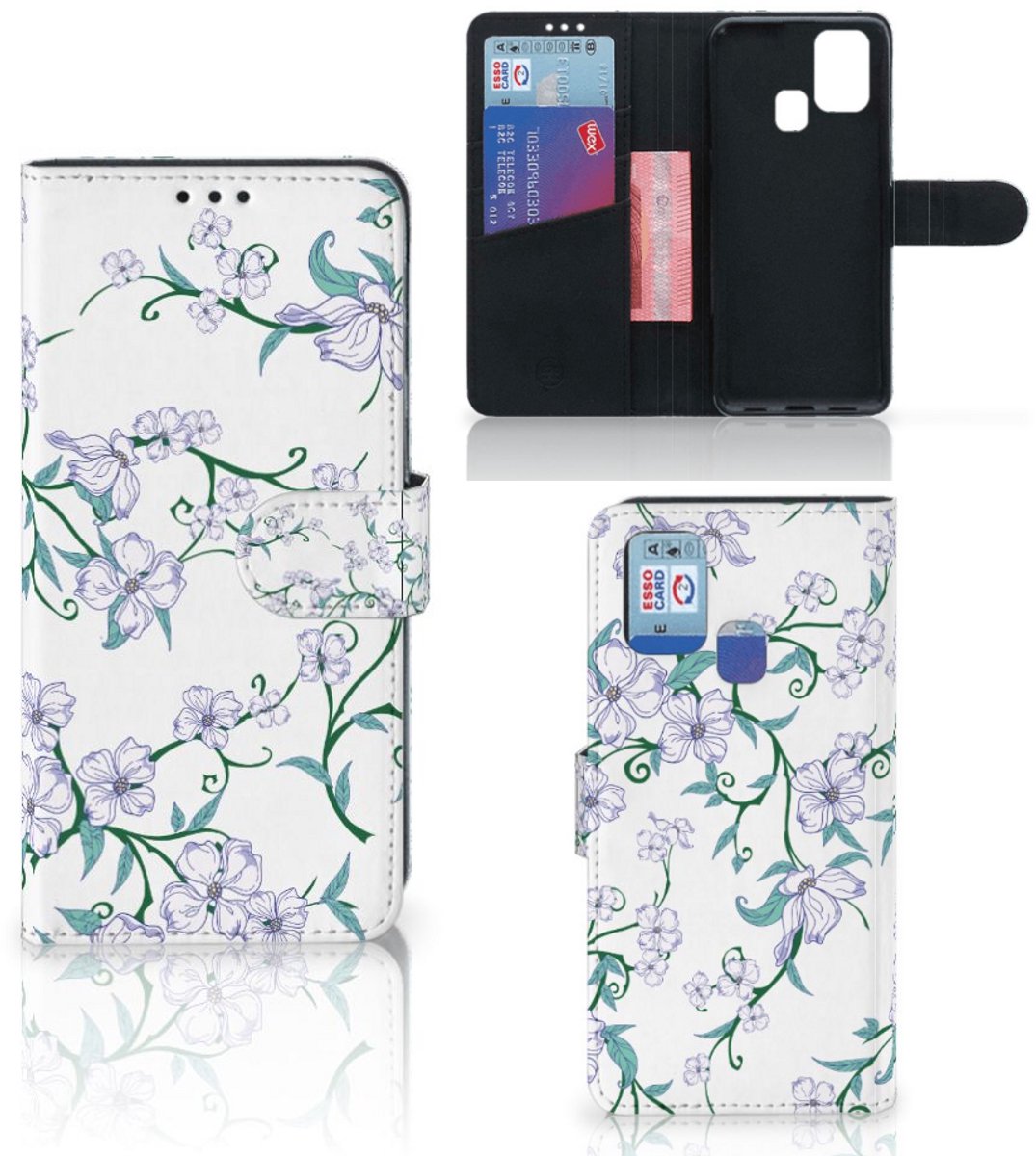 Samsung Galaxy M31 Uniek Hoesje Blossom White