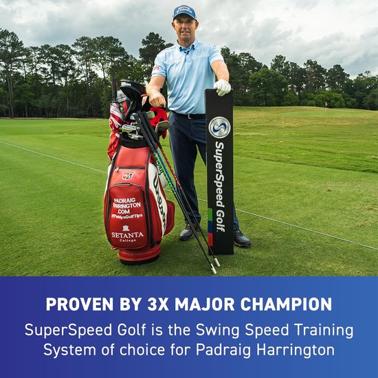 Golf Swing Trainer - Snelheidssysteem Golf - Club Snelheid Verhoging - Gebruikt door Tour Pros - 3 Gewogen Clubs van GOLF — afbeelding 3
