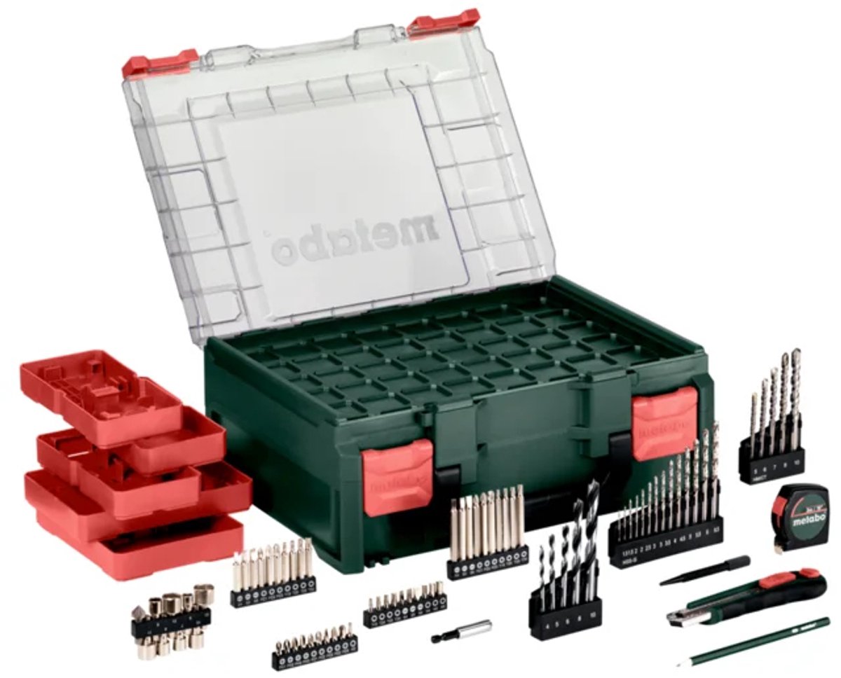 Metabo Gereedschap - 18V ACCU-boormachine met klopfunctie en accessoires, 2x accu 2,0 Ah LiPower, lader 614053710 – foto 6