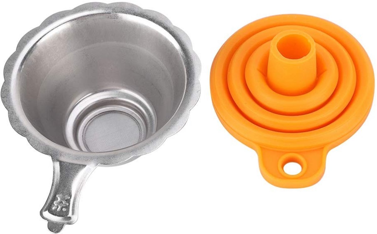 Allecto - 3D Printer Resin Filter - Lichtgevoelige Trechter Combinatie - Vouwbaar en Lichtgewicht - Filter en Trechter Set - Ideaal voor 3D Printen...