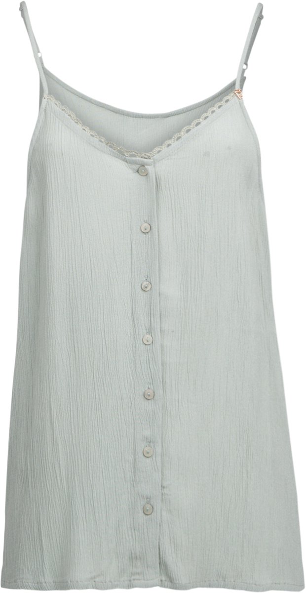 Brunotti Tanyeal Top Aqua Dames 100% Viscose Loose Fit Lichtgewicht XXL Grijs