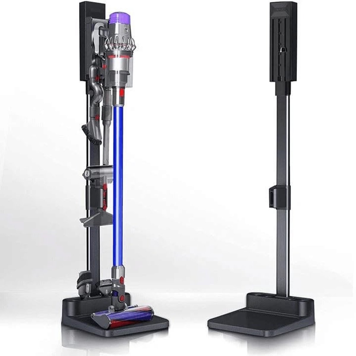 Allecto - Vrijstaande vacuümstandaard - Accessoires voor Dyson - Handig in huis - Ondersteuning voor stofzuiger - Ruimtebesparend - Geschikt voor V...
