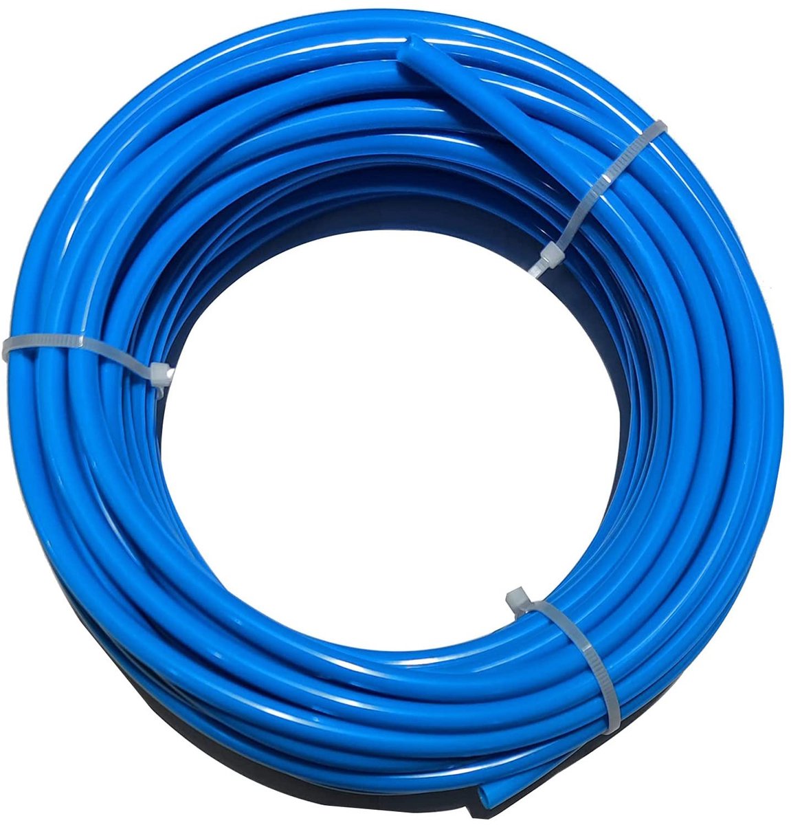 Allecto - Pneumatische PU-slang - 12 meter - Hoge flexibiliteit - Blauw - Persluchtslang - Geschikt voor buitengebruik - 10 mm x 6,5 mm