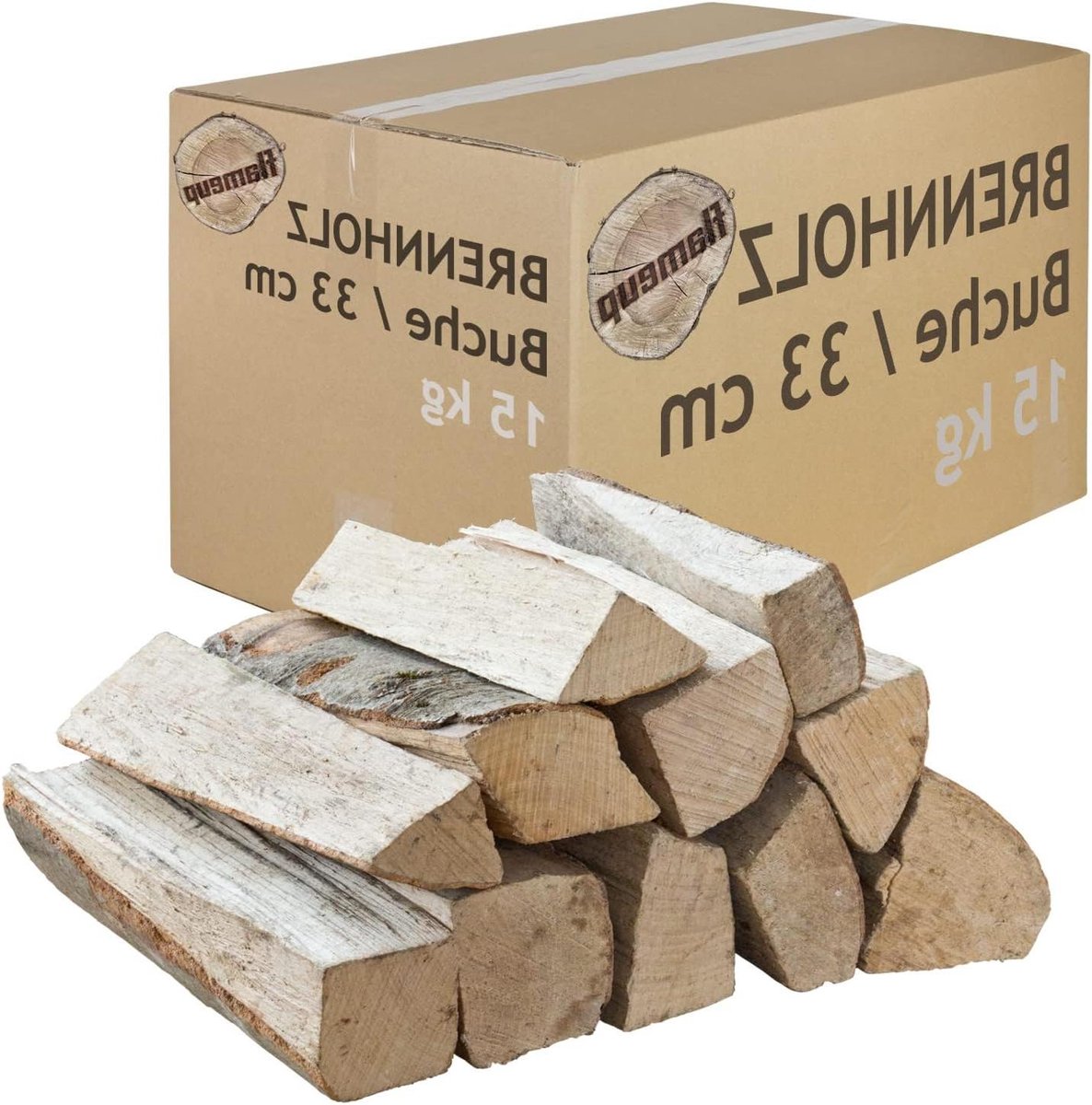 Beuken Haardhout - Houtblokken Oven - Open Haard Stoken - Gekloofd Beukenhout - 15 kg - Niet gespecificeerd