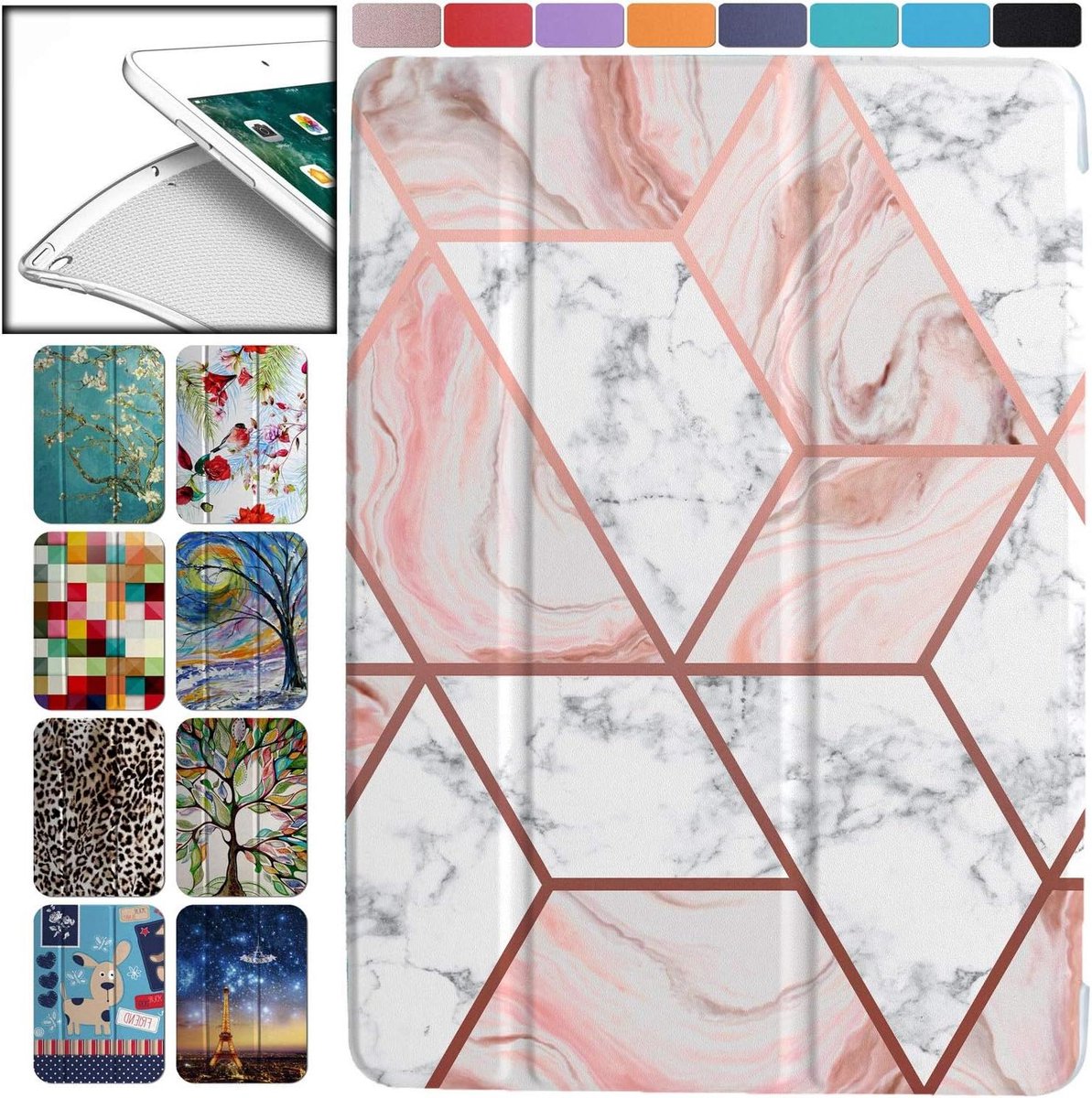 iPad 9.7 Inch Hoes - Tablet Case - Bescherming en Gebruik - Verstelbare Standaard