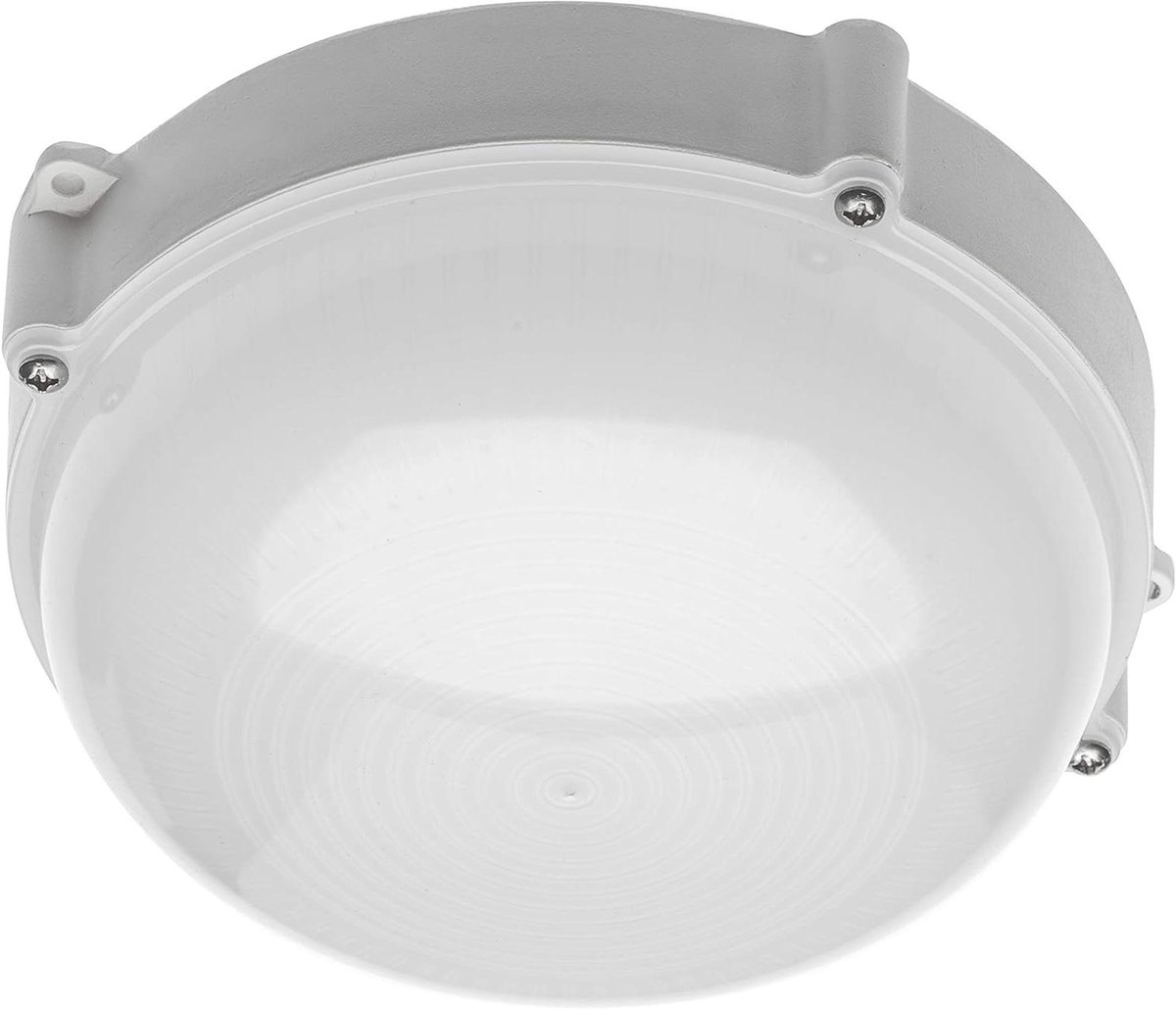 LED Wandlamp - Plafondlamp Buiten - Vochtige Ruimtes - IP65 Waterdicht - 10 Watt 700 Lumen - Gepolijst