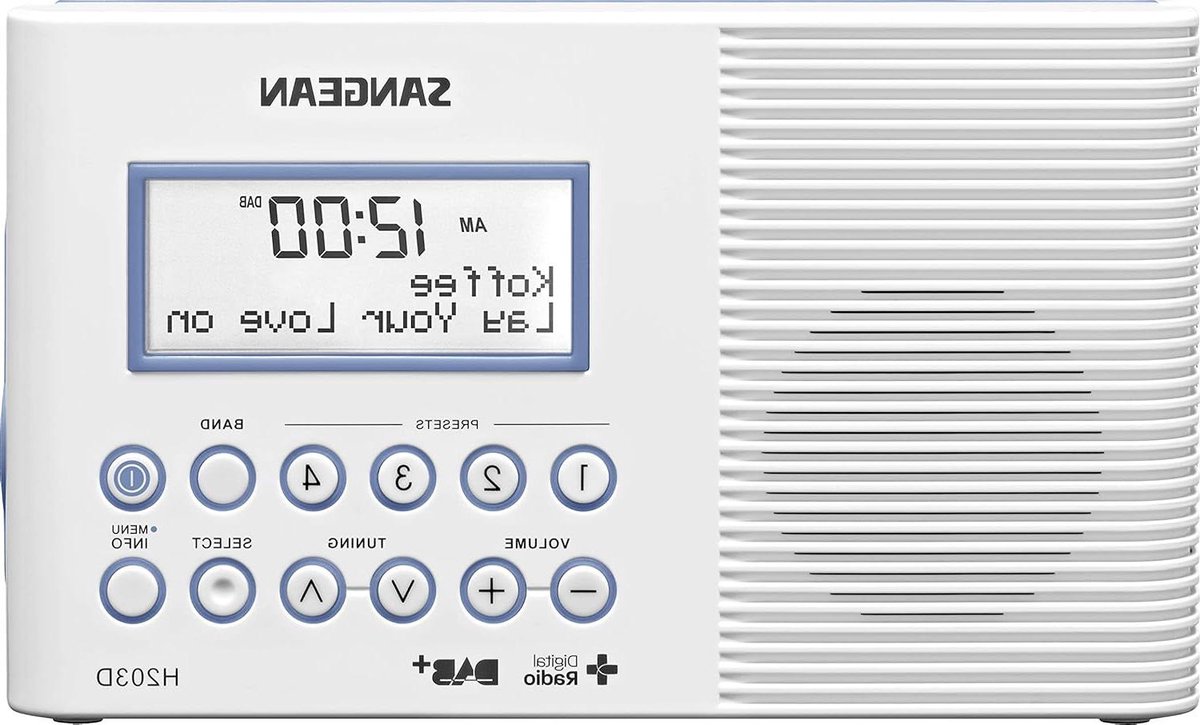 Draagbare Radio - Badkamer Radio Digitale - Luisteren in Douche - 100% Waterproef - Niet gespecificeerd - Wit