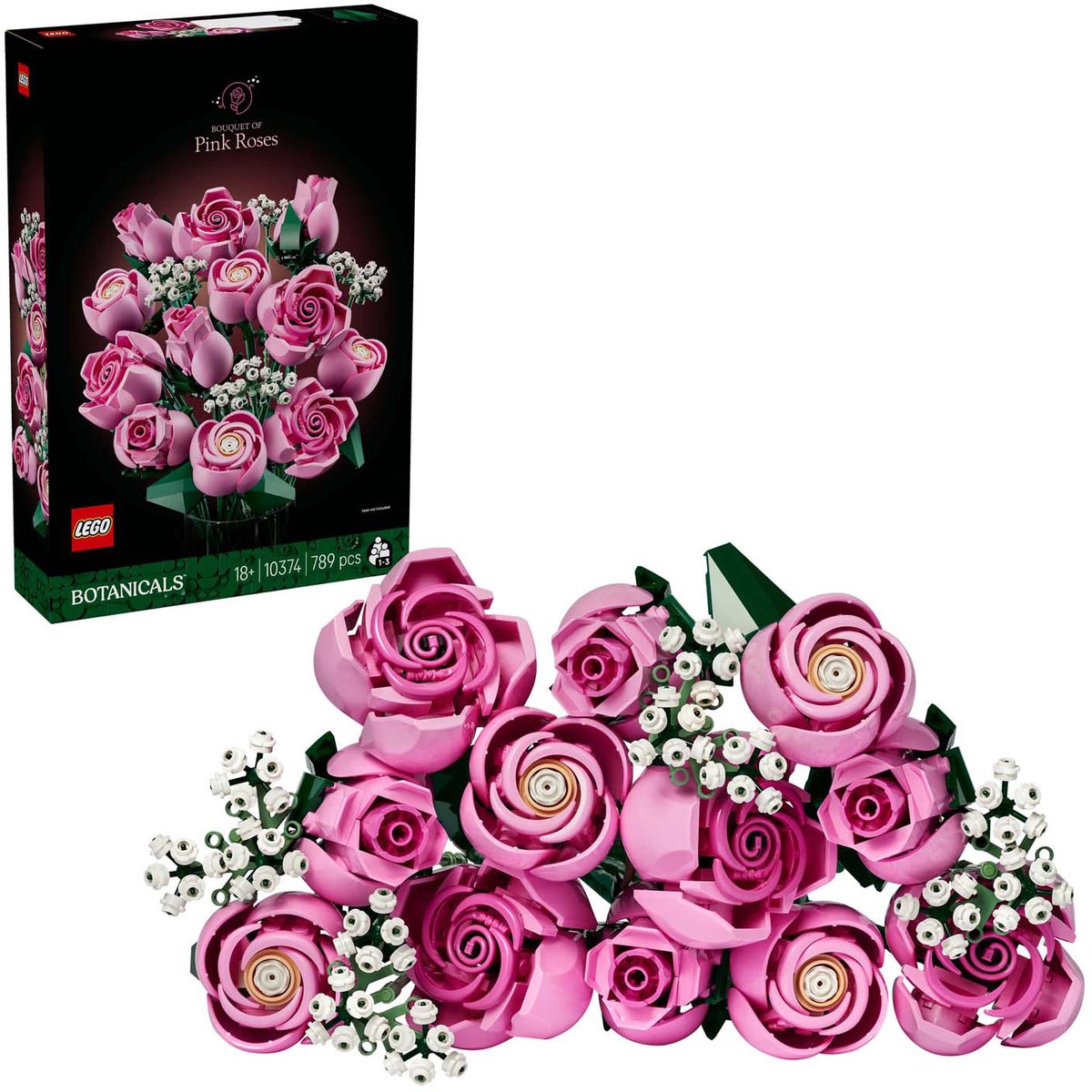 LEGO Botanicals Roze Rozenboeket - 10374 – foto 8