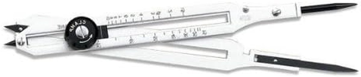Proportioneel Kompas - Tekenhulpmiddel - Nauwkeurig Meten - Gouden Deel Verhouding - 170mm Aluminium - Aluminium