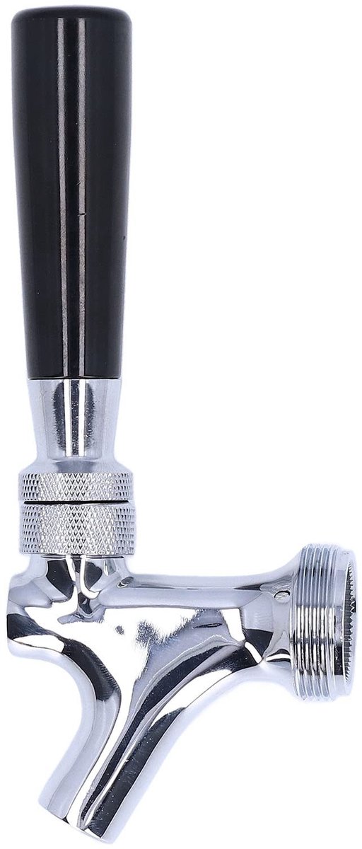 aladdien - Bierkraan - Drankdispenser - Messing - Zilver - Tapkraan voor bars en restaurants - Ideaal voor thuisgebruik - 28 mm schroefdraad