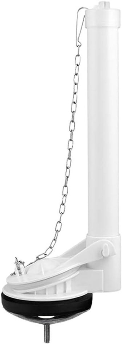 Toilet Spoelklep Set - Reservoir Onderdeel - Waterbesparend Spoelen - Dubbele Afvoer - 31 x 10 x 8 cm - Grijs