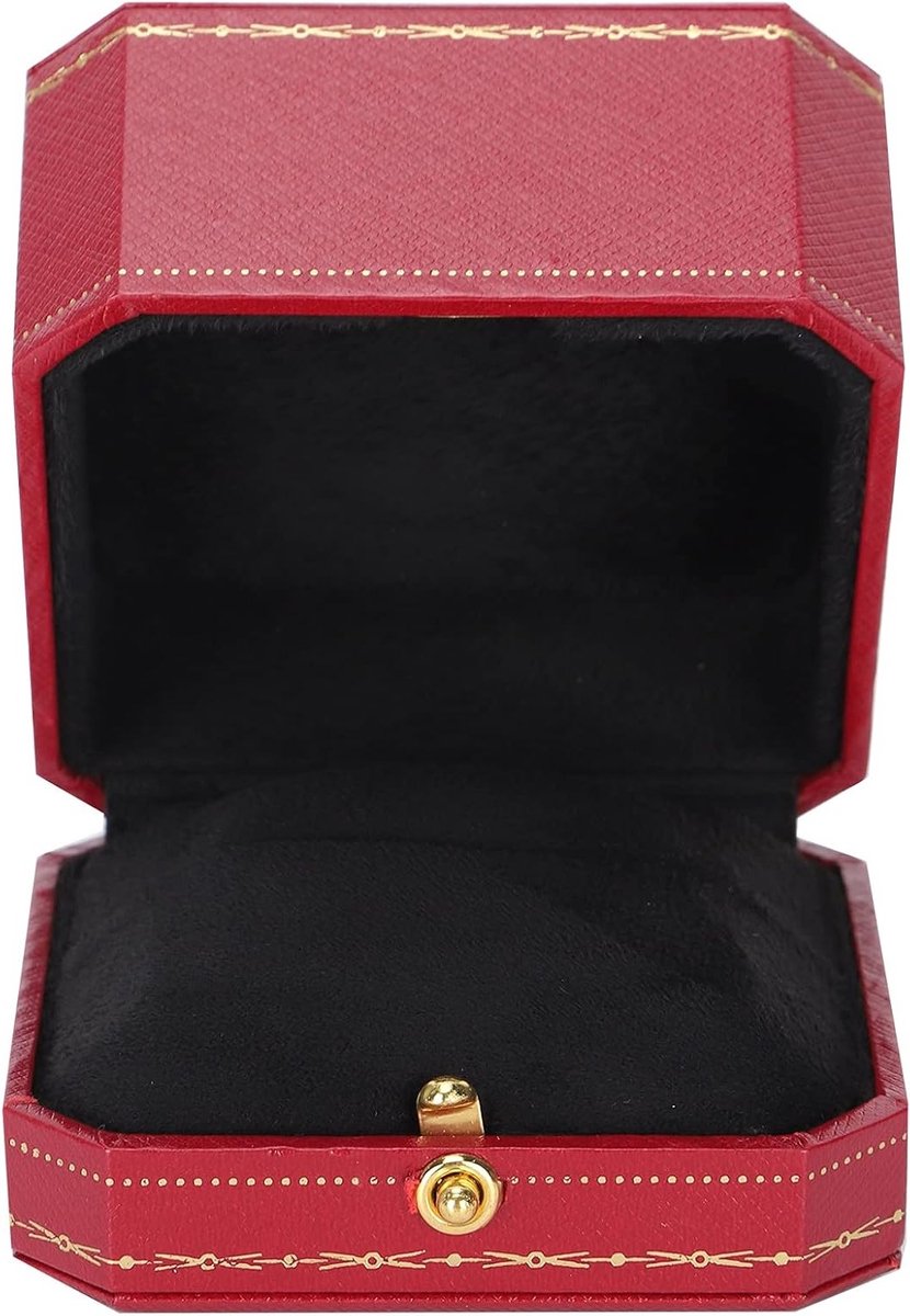 Elegante Ringdoos voor Trouwerijen, Luxe Opbergdisplay en Perfecte Cadeauverpakking voor Ringen