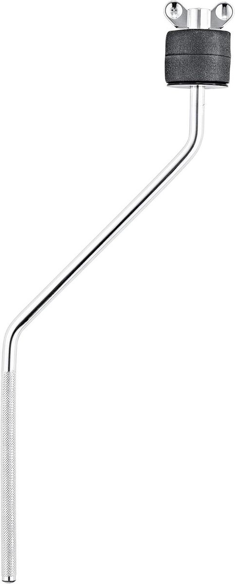 Bekkenhouder - Cymbal Mount - Percussie Opstelling - S-vormige Bevestiging - 3/8" Arm - Chroom