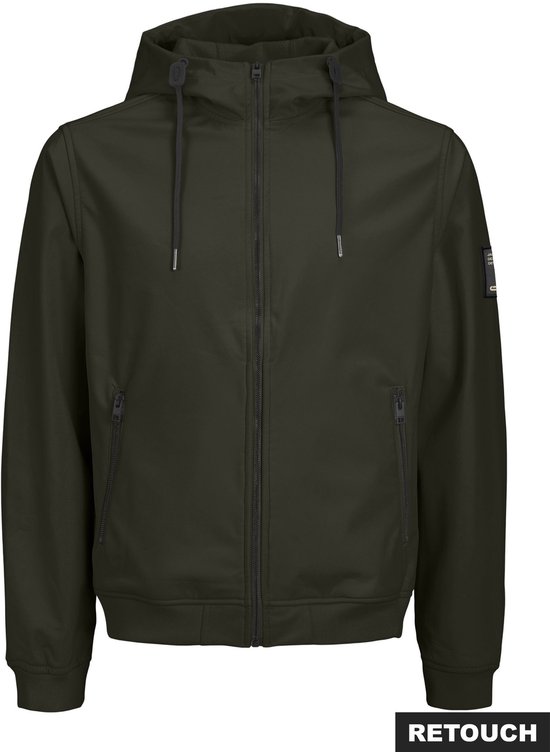 JACK&JONES JJEBASIC SOFTSHELL HOOD NOOS Heren Jas - Maat XXL
