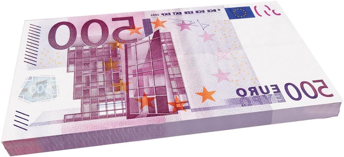 Speelgeld Bankbiljetten - Imitatie Geld - Rollenspel - 125% Vergroot - 100 Stuks - Roze