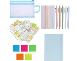 Complete Set voor Bible Journaling met Marker, A5 Notitieboek, Registratie, Pennen en Draagtas - Perfect voor Bijbelstudie en Organisatie