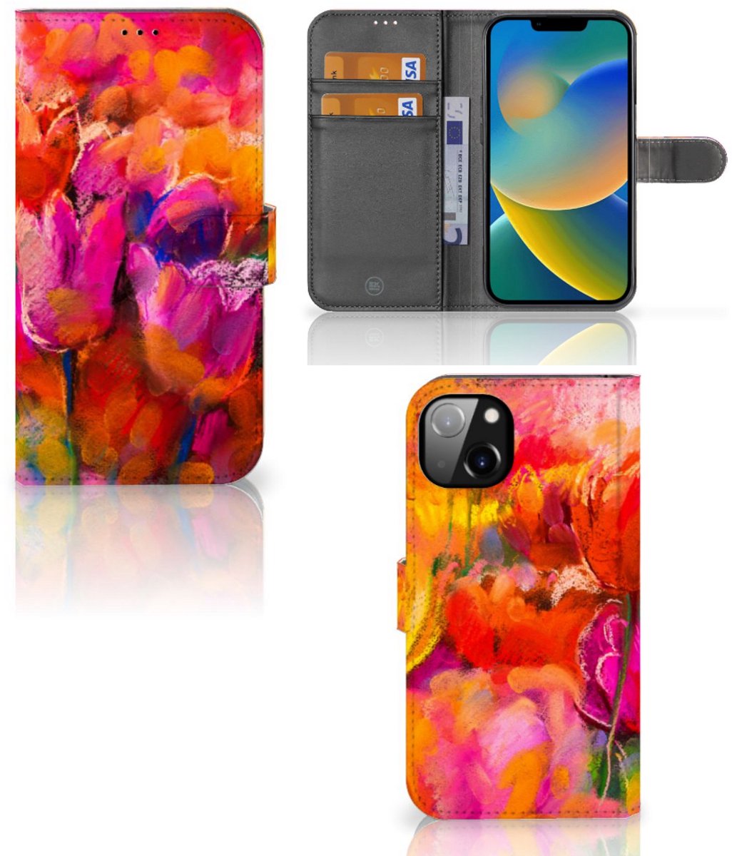 Hoesje iPhone 14 Plus Tulips