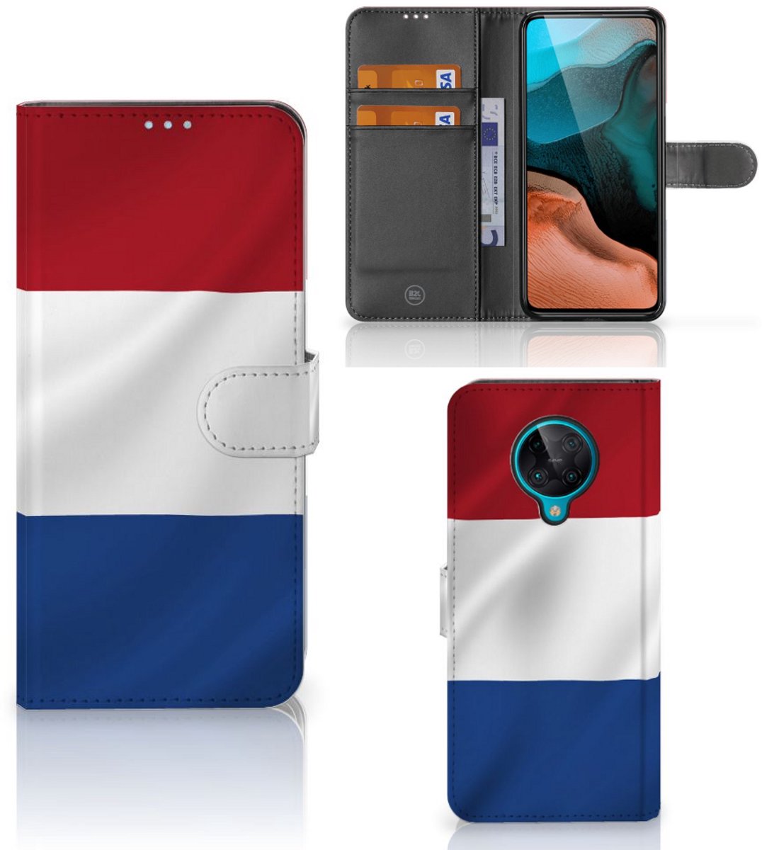 Xiaomi Poco F2 Pro Bookstyle Case Nederlandse Vlag