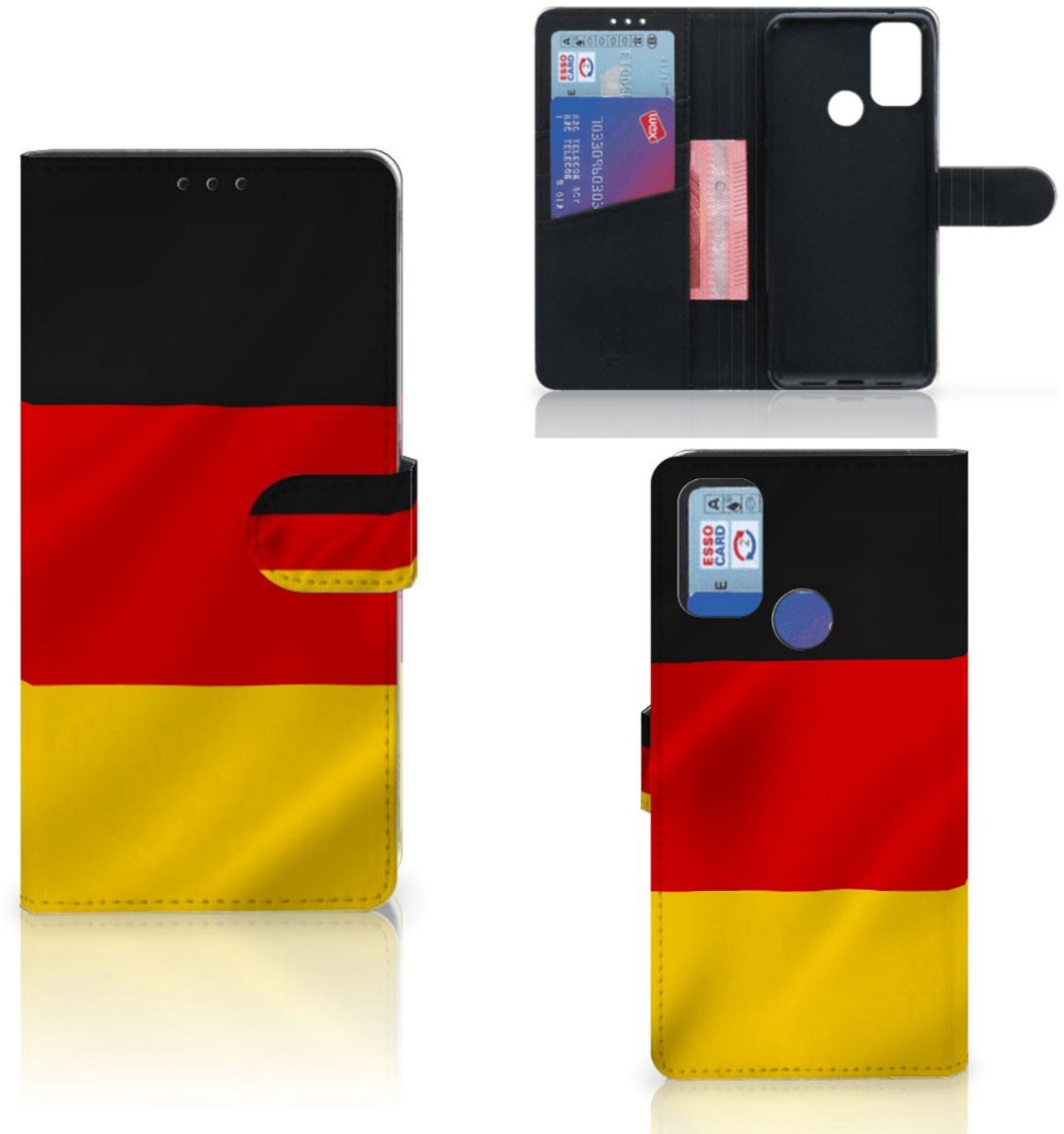 Alcatel 1S (2021) Bookstyle Case Duitsland