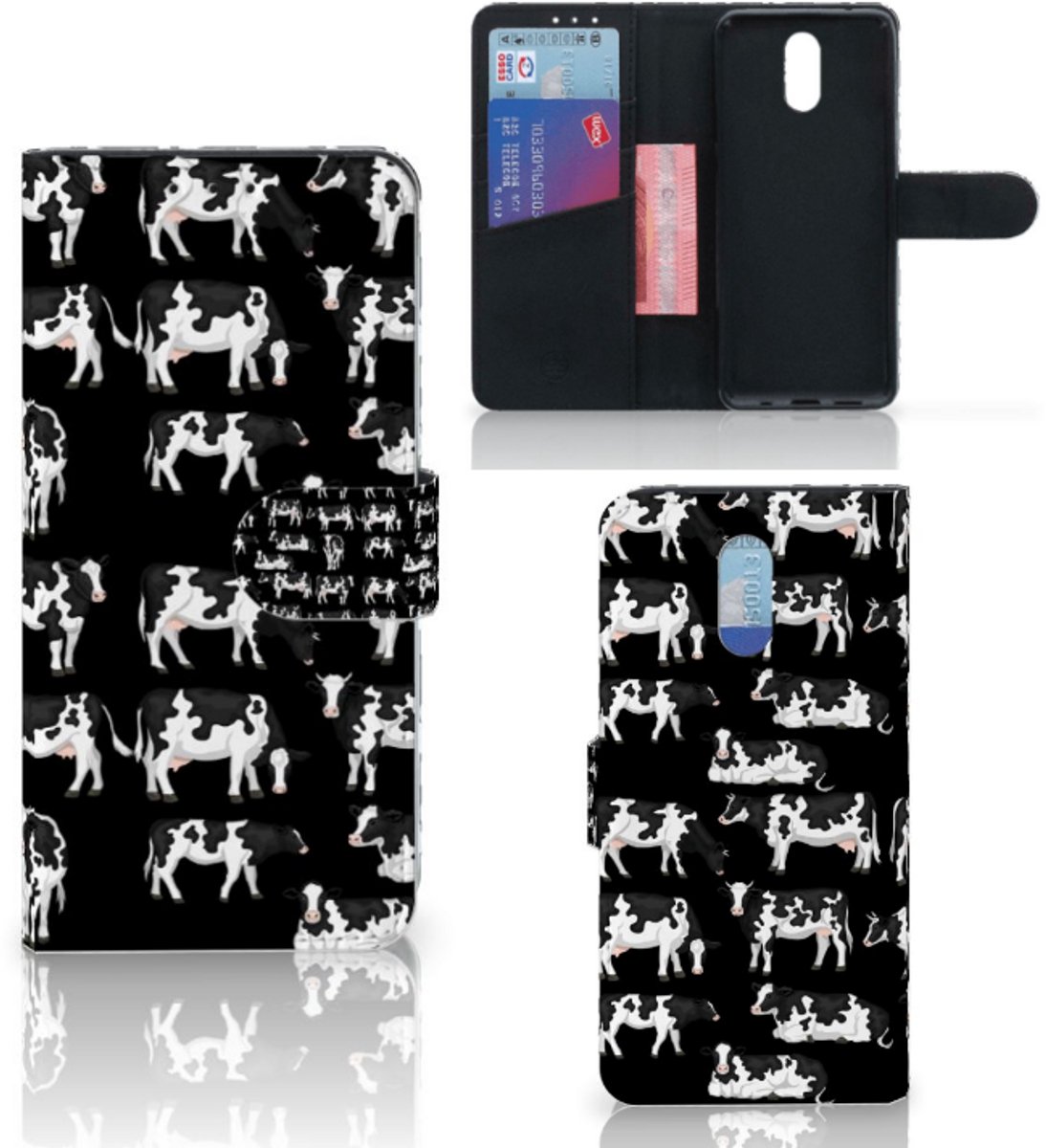 Nokia 2.3 Telefoonhoesje met Pasjes Koetjes