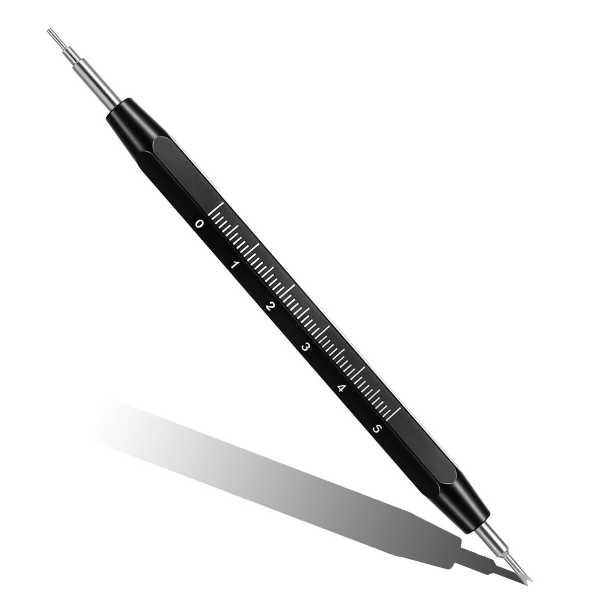 Cosensi - Metaal Horloge Band Tool - Horloge Verstel Tool - Aluminium en Waterdicht - Zwart - Verstelbare Horlogeband - Geschikt voor Horloge Reini...