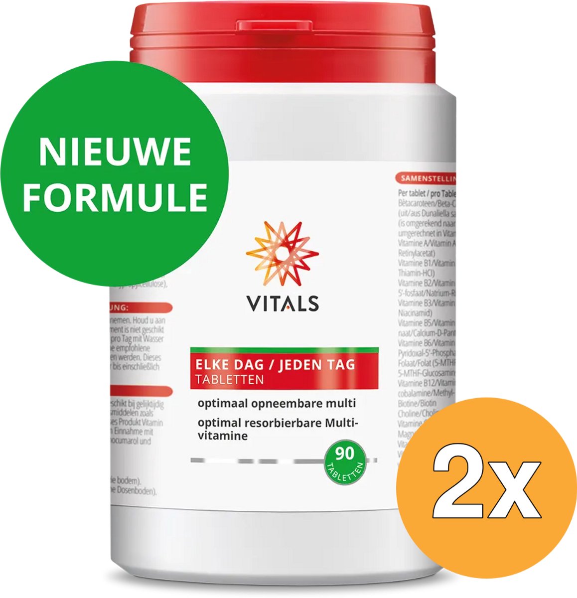 2x Vitals Elke Dag (90 tabletten)