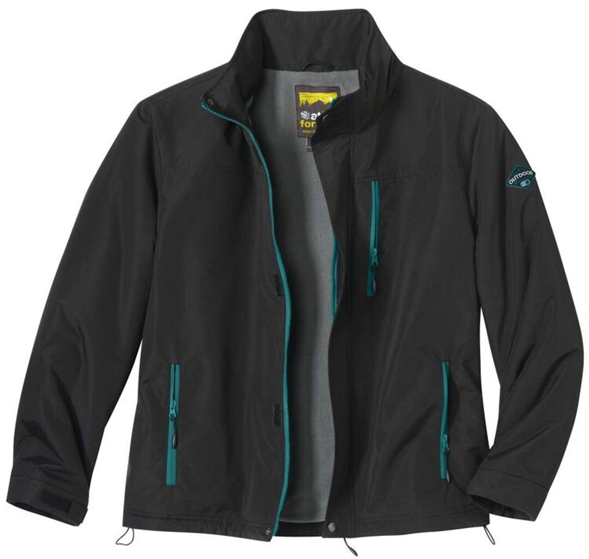 ATLAS FOR MEN - Windjack van microvezel met fleecevoering - Heren - Verkrijgbaar in grote maten - M